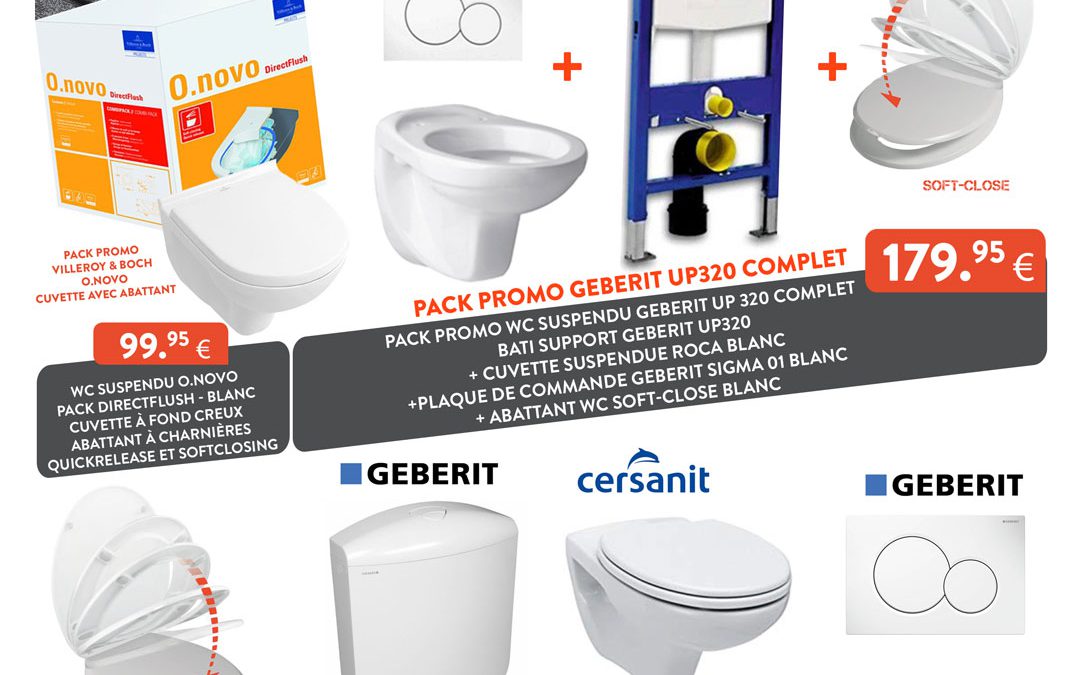 Promo |🚽 WC et accessoires WC en promo !!!