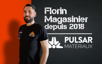 Florin, magasinier au rayon peinture depuis 2018